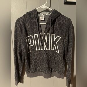 3 for $10🌻Victoria Secret Pink leopard hoodie sz small